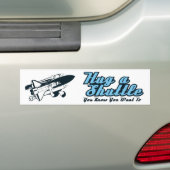 ShuttleHugger Hug een Shuttle-Bumpersticker Bumpersticker (Op auto)