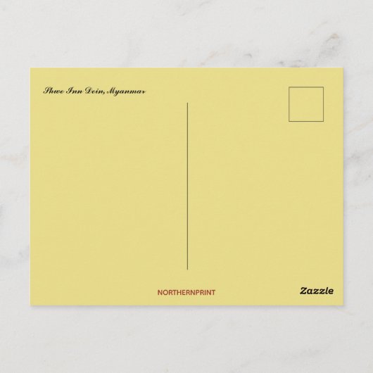 Shwe Inn Dein Myanmar Briefkaart (Achterkant)