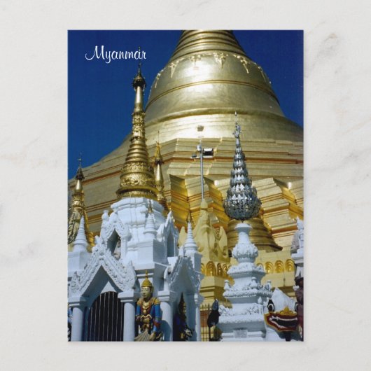 shwedagon pagoda briefkaart (Voorkant)
