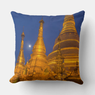Shwedagon Pagode 's nachts, Myanmar Kussen
