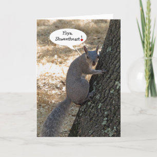 Shweeat Squirrel Valentijnsdag Card Feestdagen Kaart