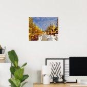 Shwezigon Pagode-complex in Bagan (Pagan), Poster (Thuiskantoor)