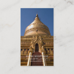 Shwezigon Paya Carte de visite personnel