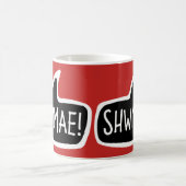 SHWMAE! Welsh Language Greeting Speech Bubble Koffiemok (Center)