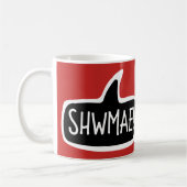 SHWMAE! Welsh Language Greeting Speech Bubble Koffiemok (Links)
