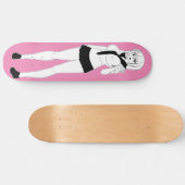 Shy Anime School Girl Skateboard Deck (Horz)