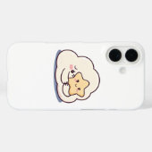 Shy Cloud Knuffelen Een Ster - Dromerige Schattige Case-Mate iPhone Case (Achterkant (horizontaal))
