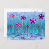 Shy Daisies Briefkaart (Voorkant / Achterkant)