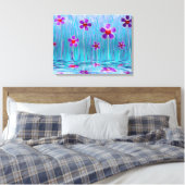 Shy Daisies Canvas Print (Insitu (Slaapkamer))