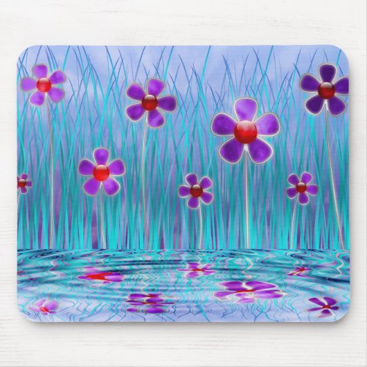 Shy Daisies Mousepad Muismat (Voorkant)