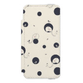Shy Elephant Pattern Incipio iPhone Portemonnee Hoesje (Voorkant Agenda)