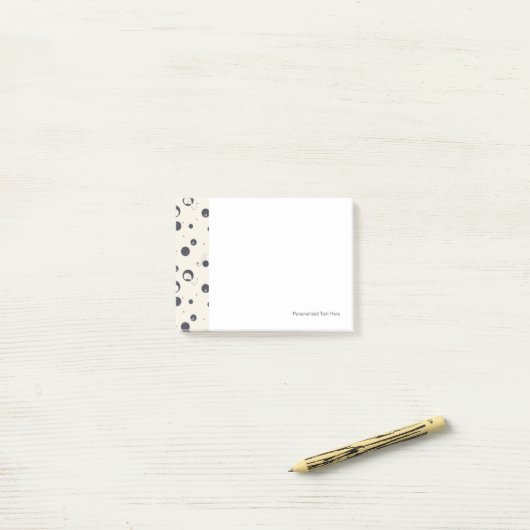Shy Elephant Pattern Post-it® Notes (Op bureau)