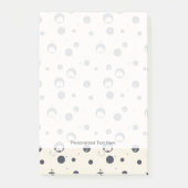 Shy Elephant Pattern Post-it® Notes (Voorkant)