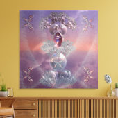 Shy Fairy Queen Canvas (Insitu (Woonkamer))