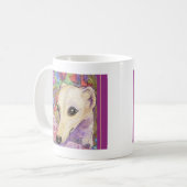 Shy Flower Whippet Koffiemok (Voorkant links)