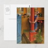 Shy Granddochter 1918 Briefkaart (Voorkant / Achterkant)