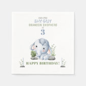 Shy Guy Verjaardagsfeestje Papieren servetten (Voorkant)