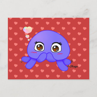 Shy Jellyfish Briefkaart