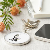 Shy Mr Leaf Sleutelhanger (Zijkant)