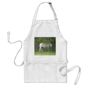 Shy White Horse Apron Standaard Schort