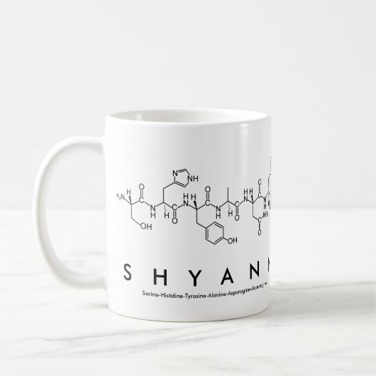 Shyann peptide nom mug (Gauche)