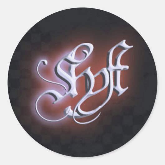 Shyft-stickers Ronde Sticker (Voorkant)