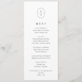 SHYLAH Boho Moderne Minimalistische Chic Eenvoudig Menu (Voorkant)