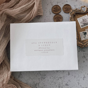 SHYLAH Dusty Roos bruiloft gast Adresetiketten Sticker