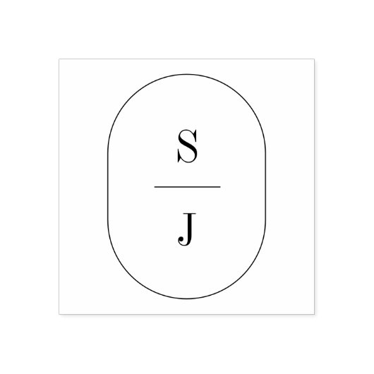 SHYLAH Monogram Boho Unieke bruiloft Rubber Stempe Rubberstempel (Afrduk)