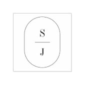 SHYLAH Monogram Boho Unieke Trouwrubberstempels Rubberstempel (Afrduk)