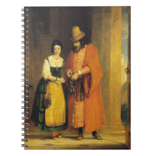 Shylock en Jessica uit 'The Merchant of Venice', Notitieboek