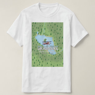 Shymbulak Kazachstan Ski reisposter T-shirt