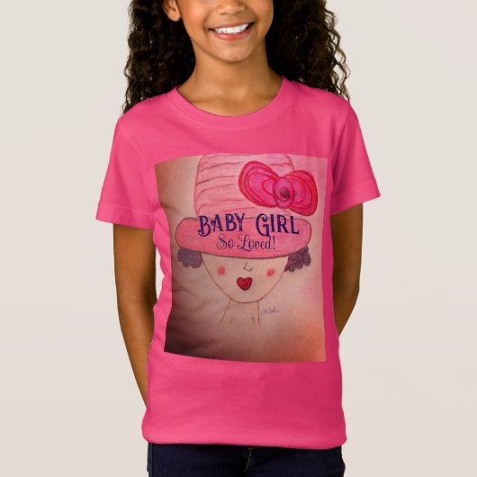 SI AIMÉ ! T-shirt fille bébé (Devant)