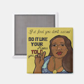 Si au début vous n'avez pas réussi. Aimant frigo a (Recto/Verso)