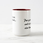 Si au début vous ne réussissez pas la tasse (Centre)