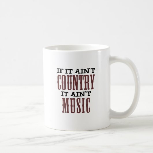 Si ce n'est pas pays ce n'est pas tasse de musique (Droite)