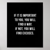 Si c'est important - Impression Inspirationnelle d (Devant)