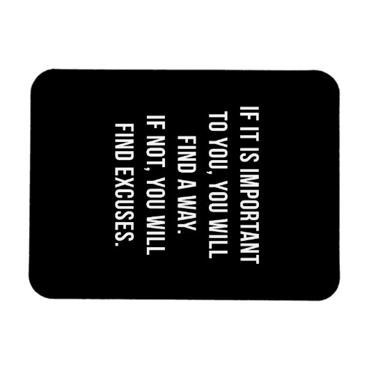 Si c'est important - Magnet (Horizontal)