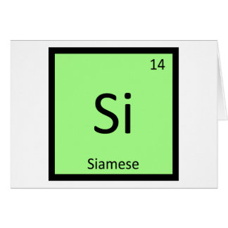 Si - Chimie du chat siamois Tableau périodique Élé
