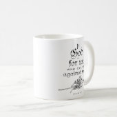 Si Dieu est pour nous la Bible citation mug (Devant droit)