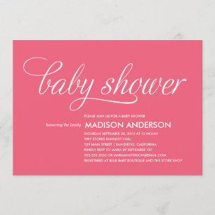 SI DOUCE INVITATION BABY SHOWER