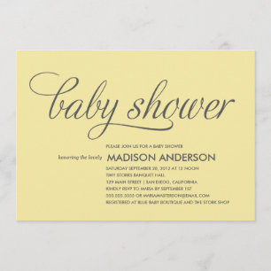 SI DOUCE INVITATION BABY SHOWER