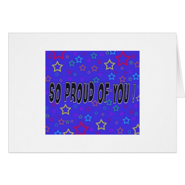 Si fier de vous ! (Devant horizontal)