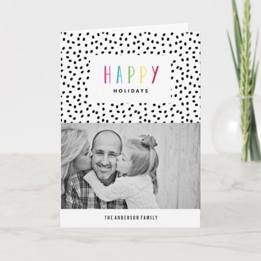 Si Heureux | Carte de voeux de vacances (Devant)