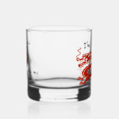 "Si Heureux..." Verre Whiskey personnalisable (Gauche)