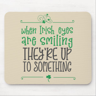Si irlandais les yeux sont tapis de souris de