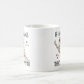 Si J'Avais Des Sentiments Squelette Café Mains Mug (Centre)