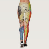 "Si je n'avais pas peur" Leggings (Dos)