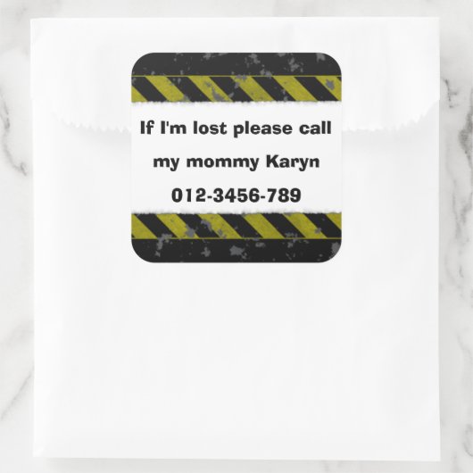 Si je suis perdu Stickers (Sac)