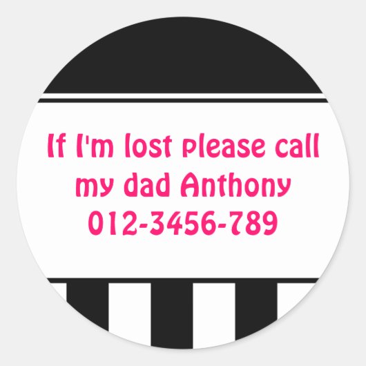 Si je suis perdu Stickers (Devant)